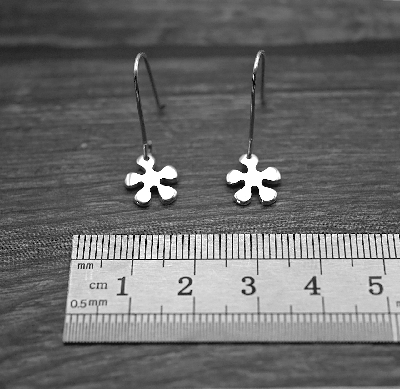 Tiny Splat Earrings - Handmade Sterling Silver Earrings