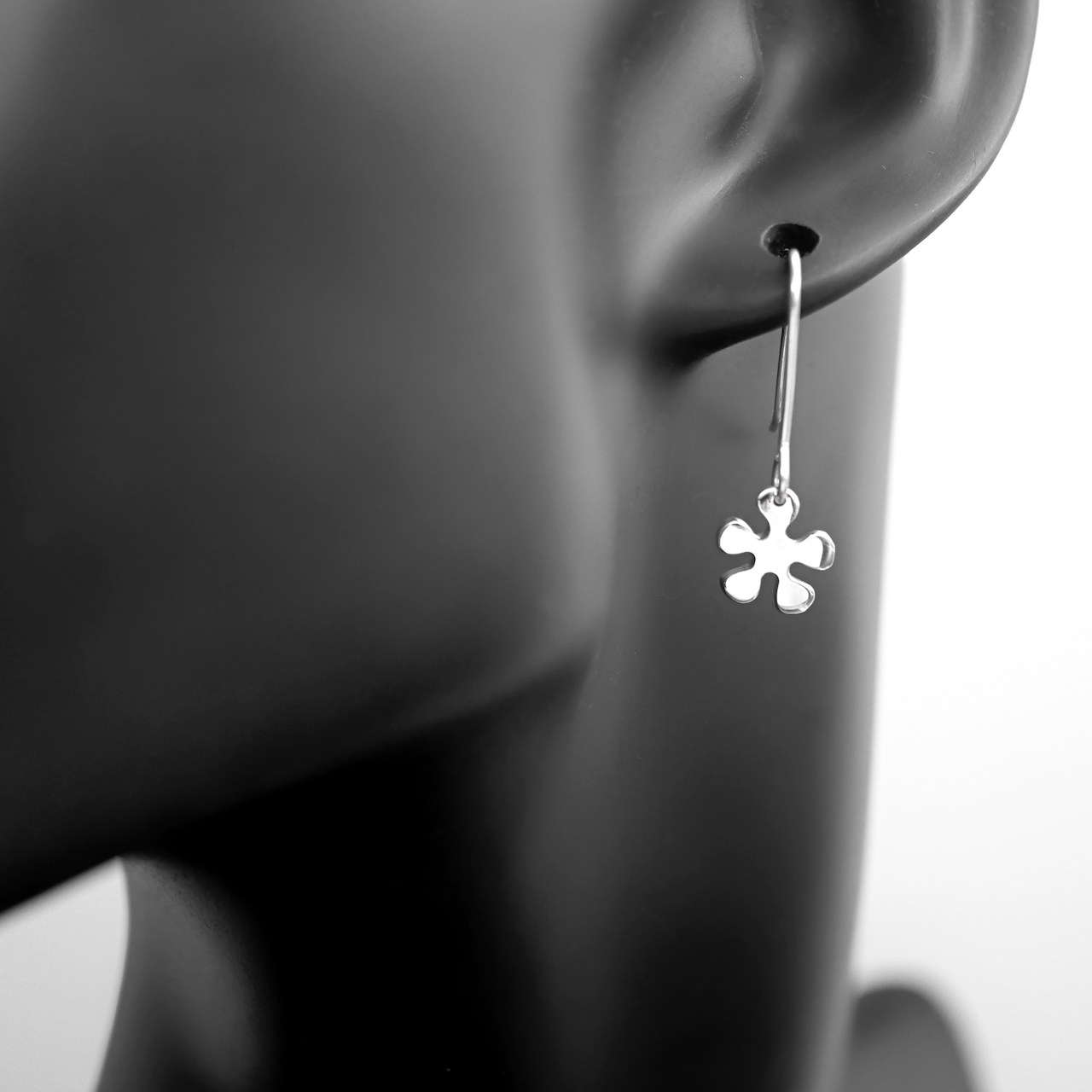 Tiny Splat Earrings - Handmade Sterling Silver Earrings
