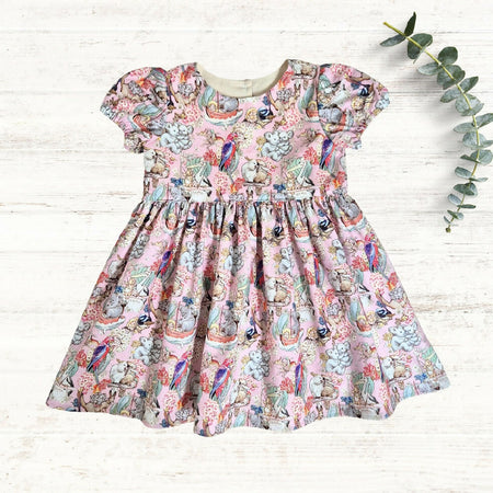 Tea Party Puff Sleeve Dress