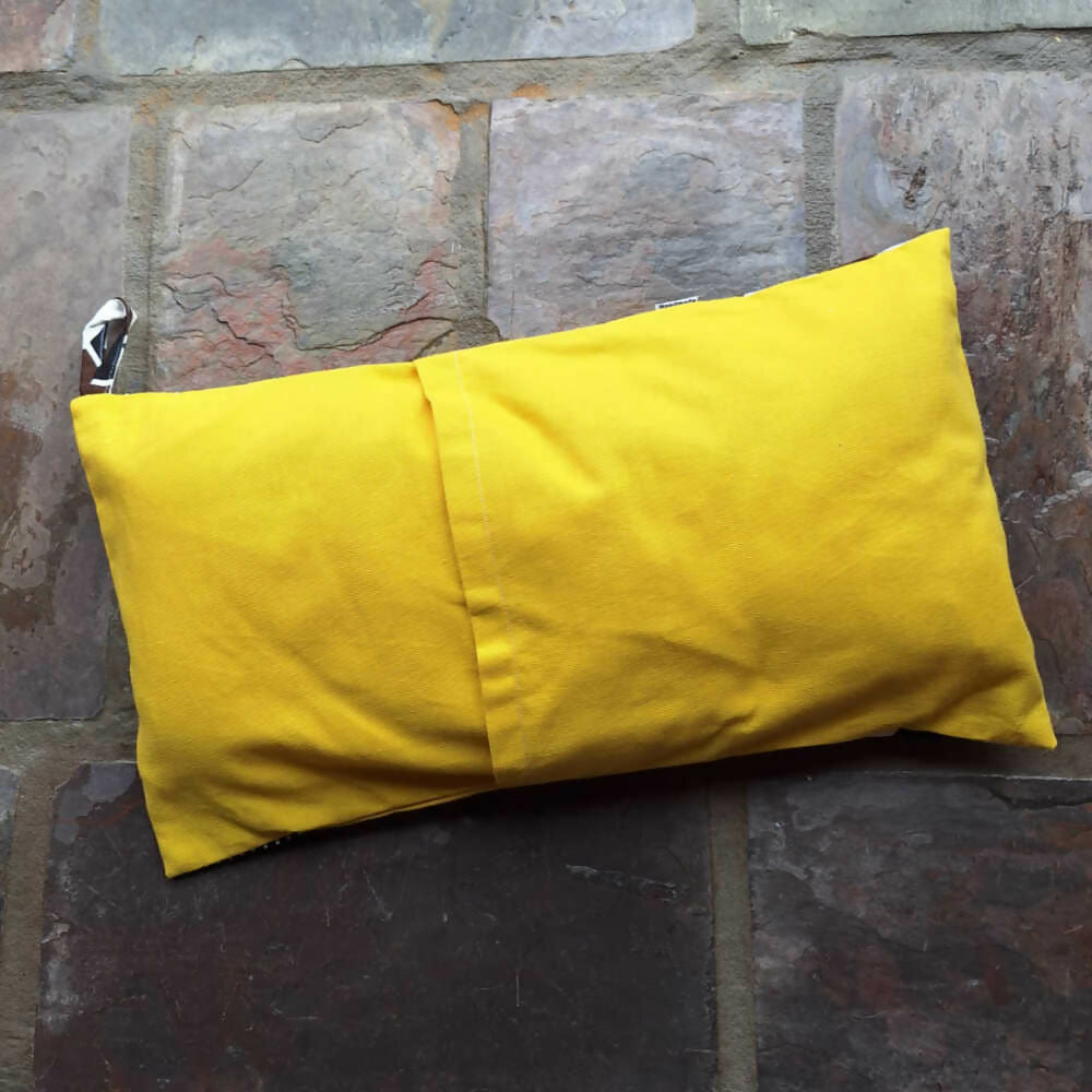 Travel Pillow | Yellow, Black & White