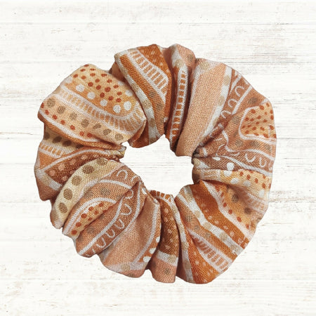 Indigenous Linen Scrunchie