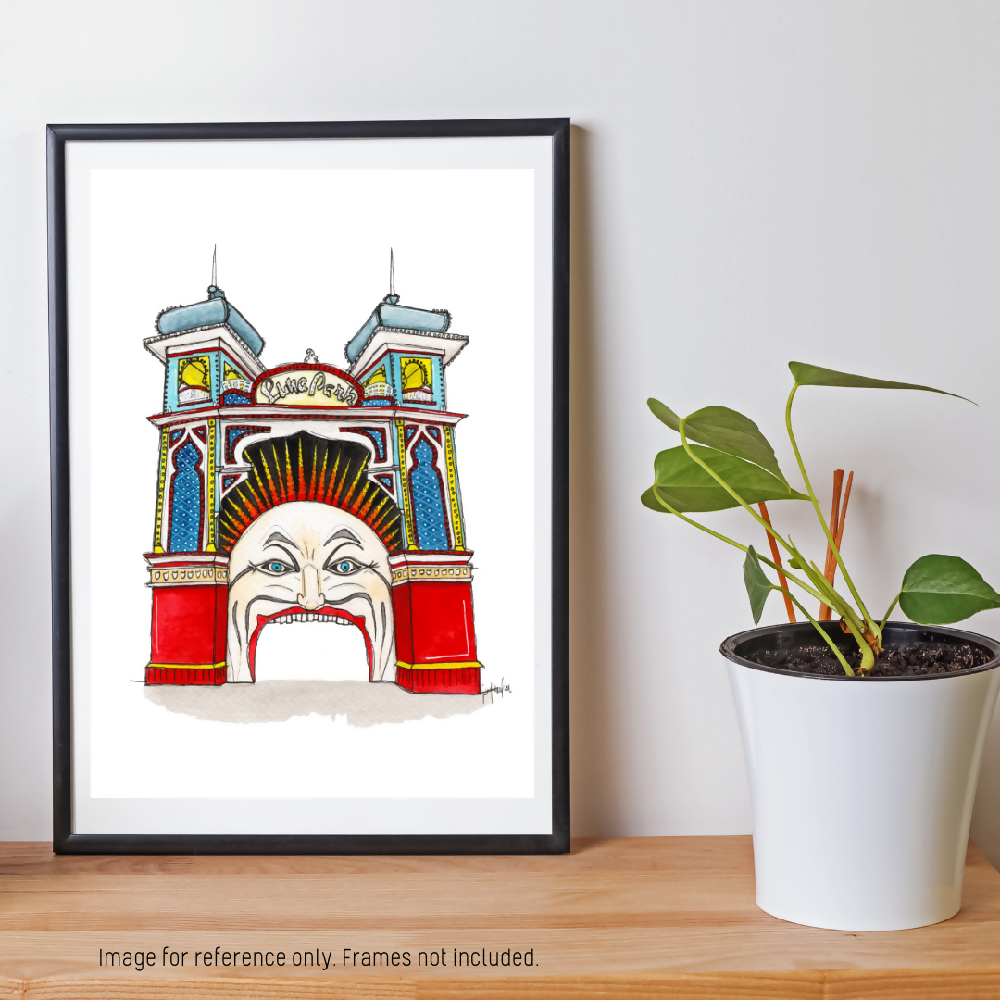 art print - the melbourne series - luna park