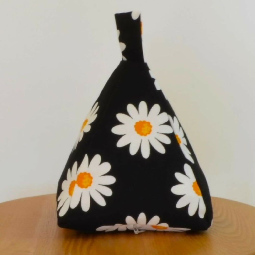 Daisy Doorstop Black White Door Weight,