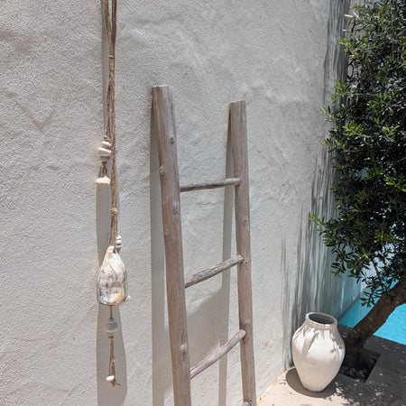 Contemporary Coastal Hanging Wall Art - Ceramic Bells, Chimes, Beads