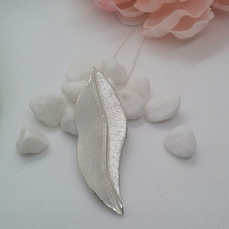 Sterling Silver Leaf Pendant