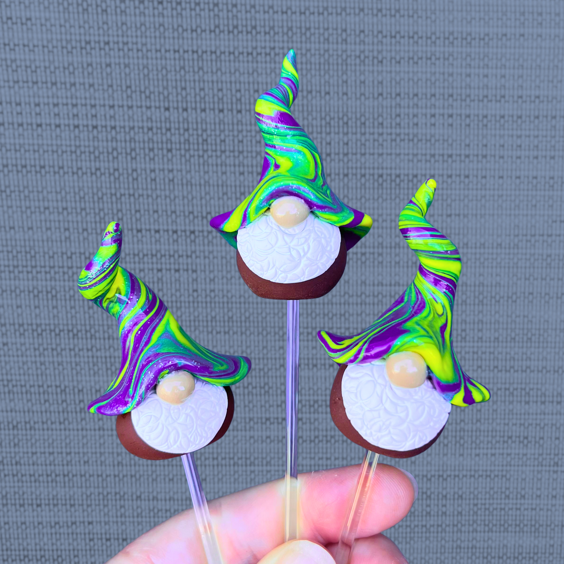 Whimsical gnome trio - Wesley, Caspian & Kit