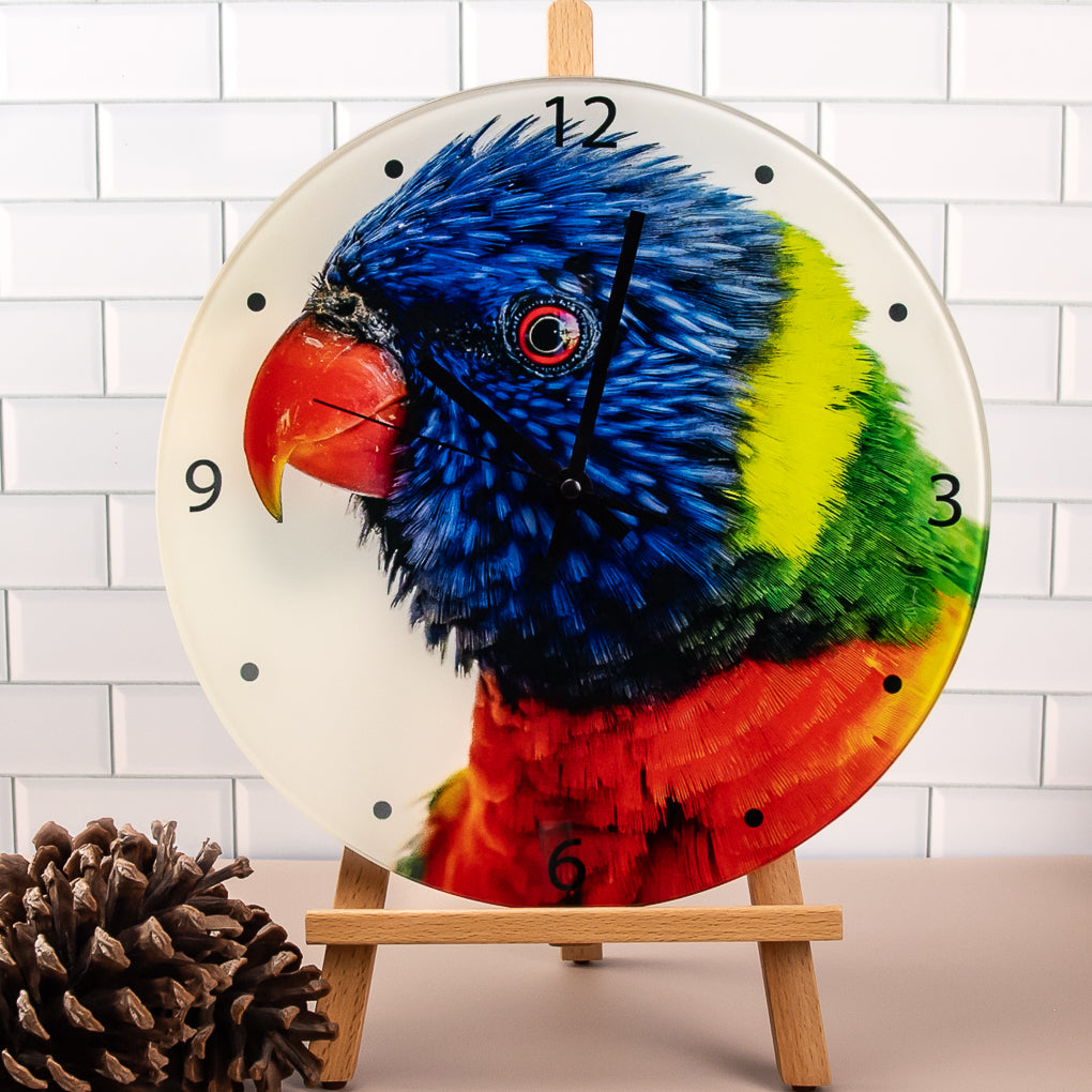 Wall Clock - Tempered Glass - Nature Photography