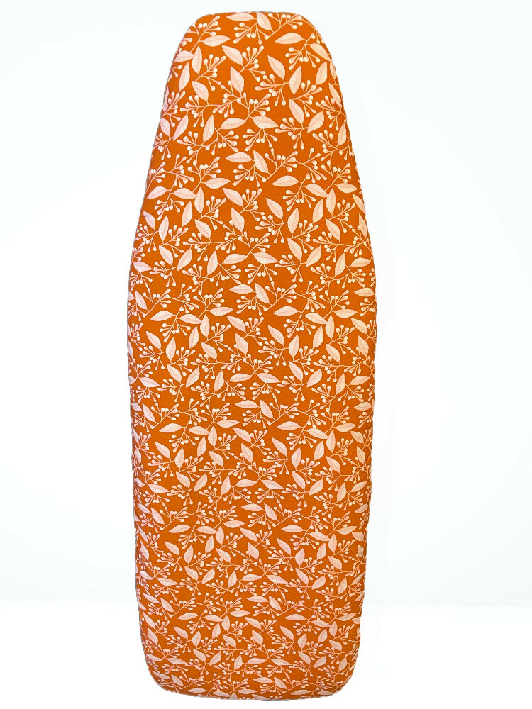 Padded ironing board cover- Terracotta Gumnuts