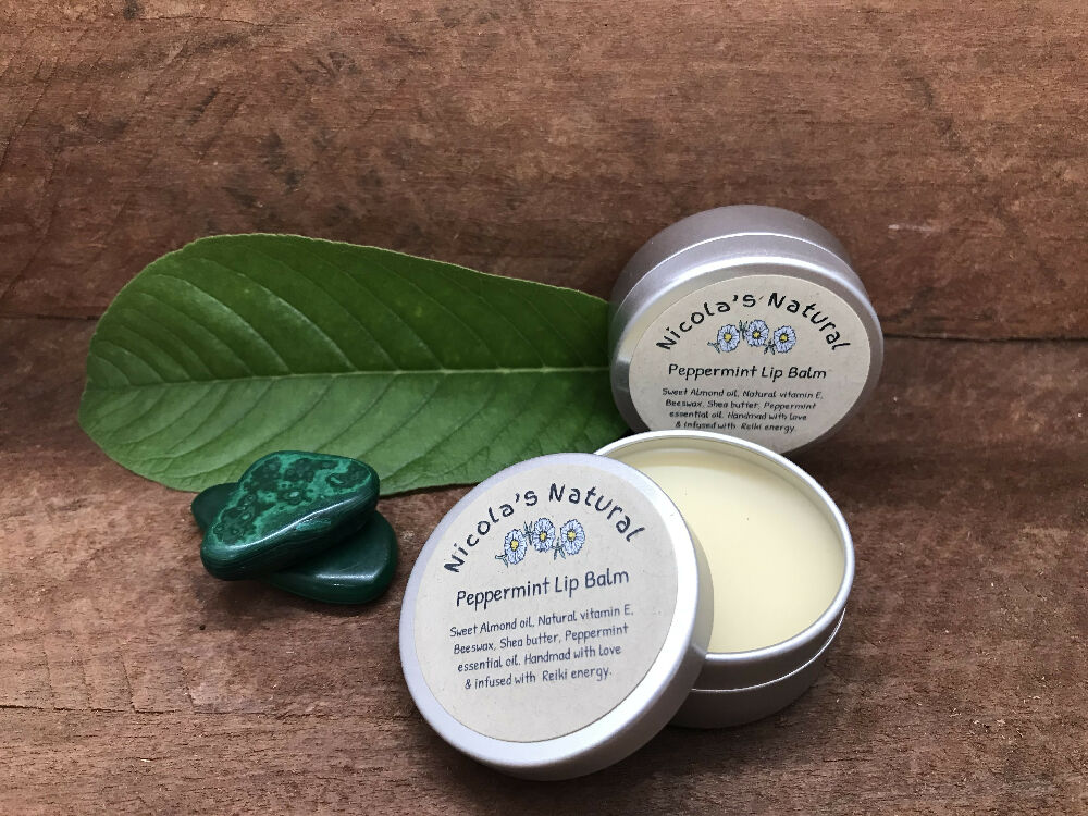 All Natural Stimulating & Refreshing Peppermint lip balm