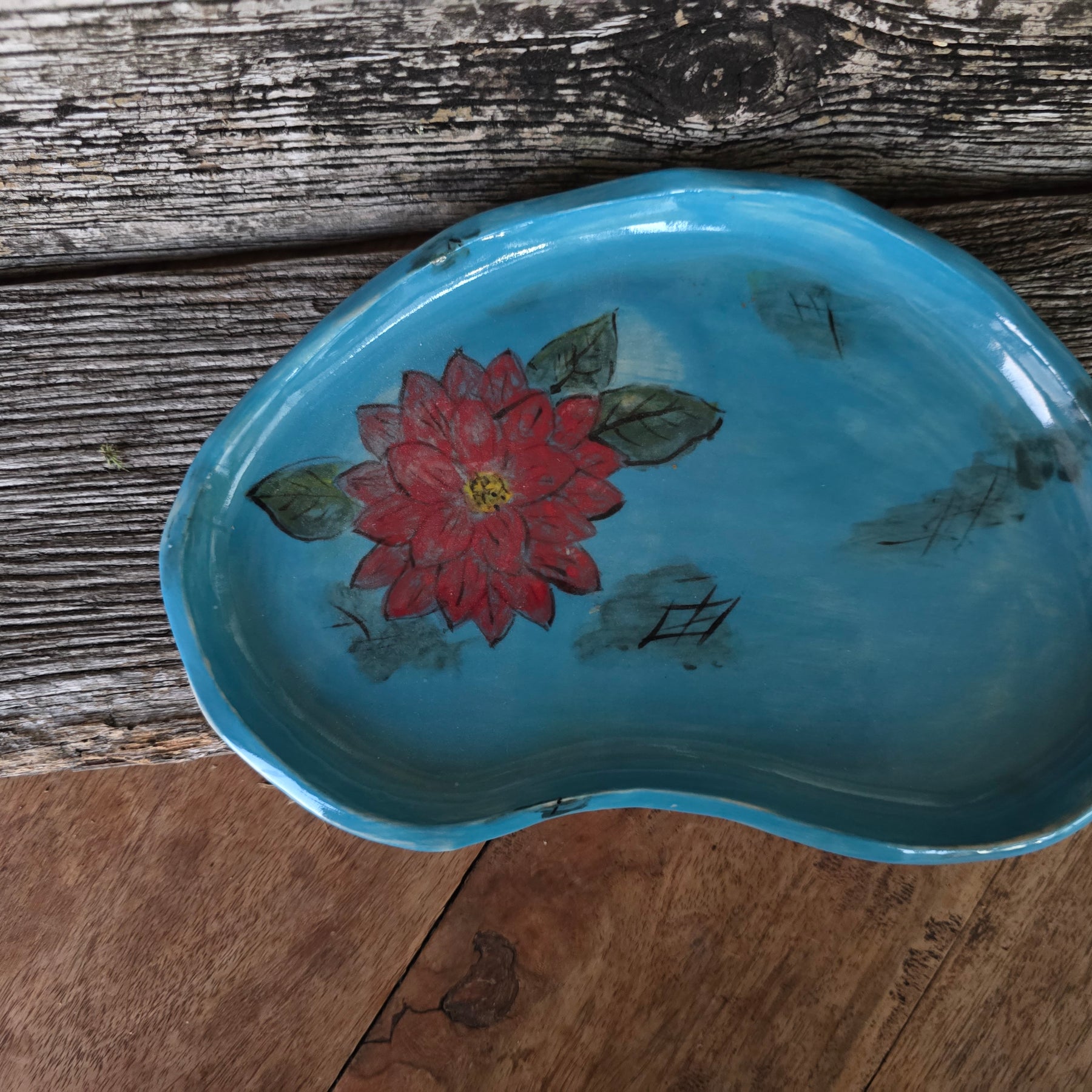 Dahlia plate