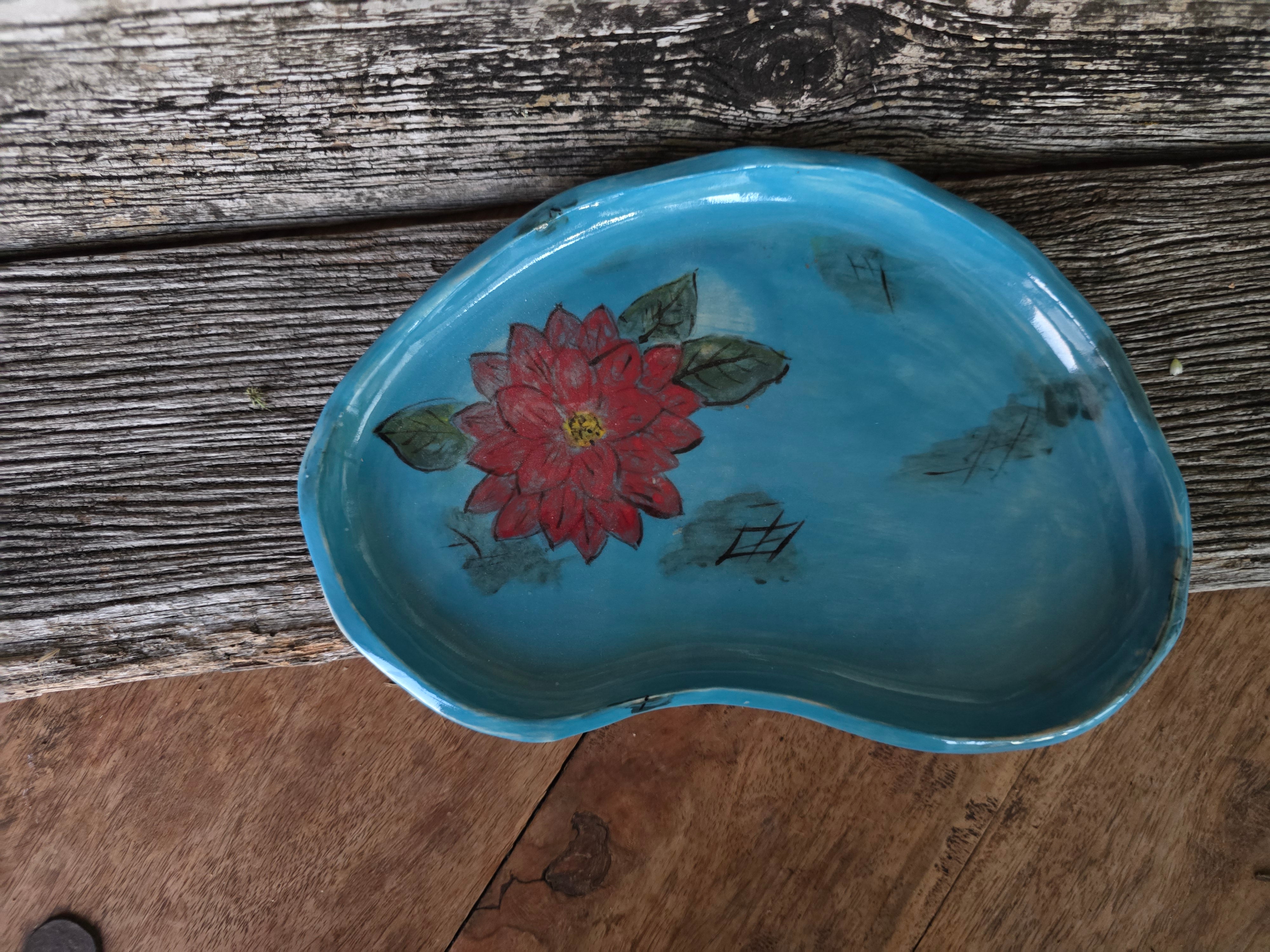 Dahlia plate