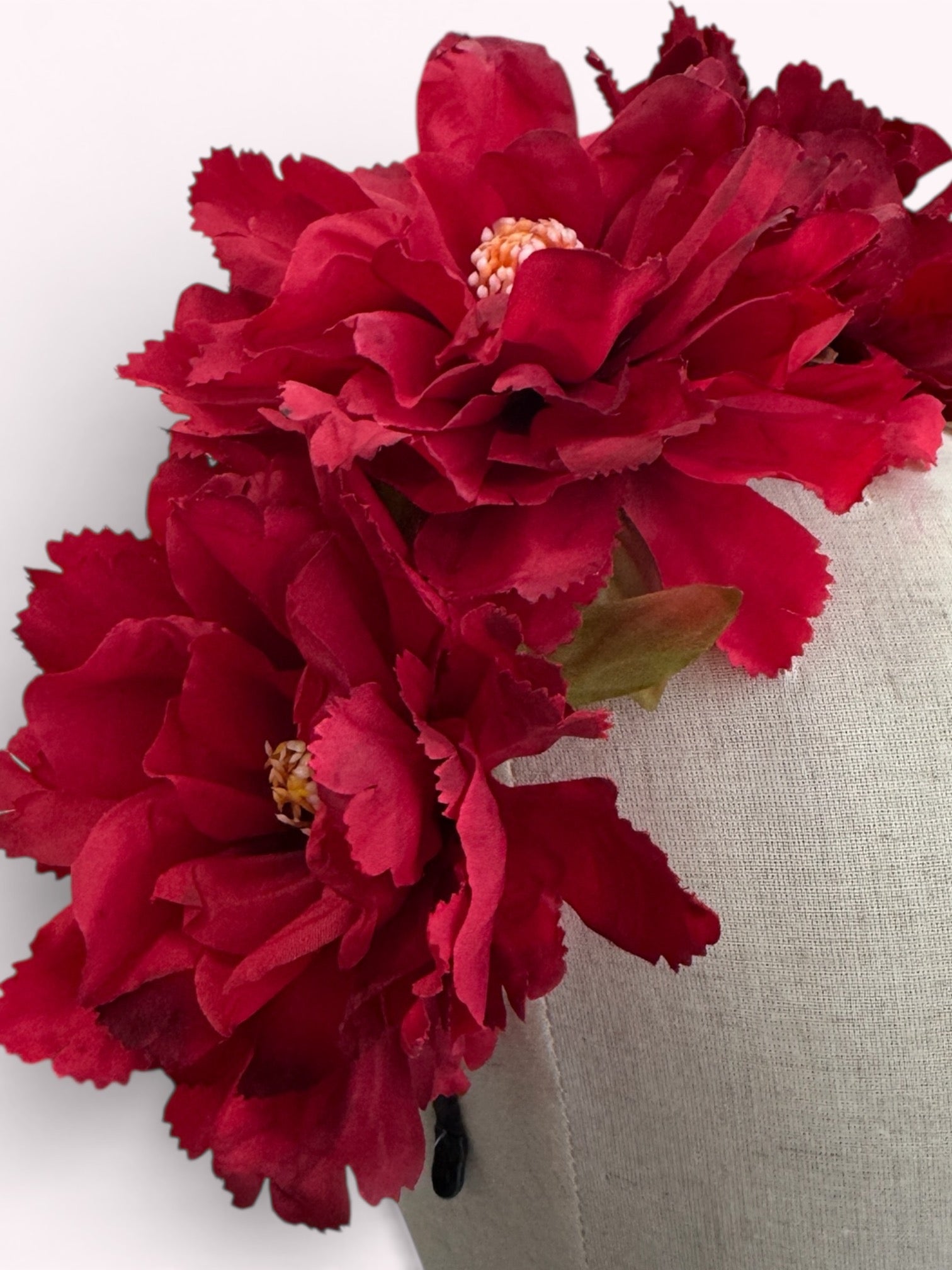 Floral Headband in Red