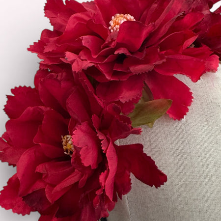 Floral Headband in Red