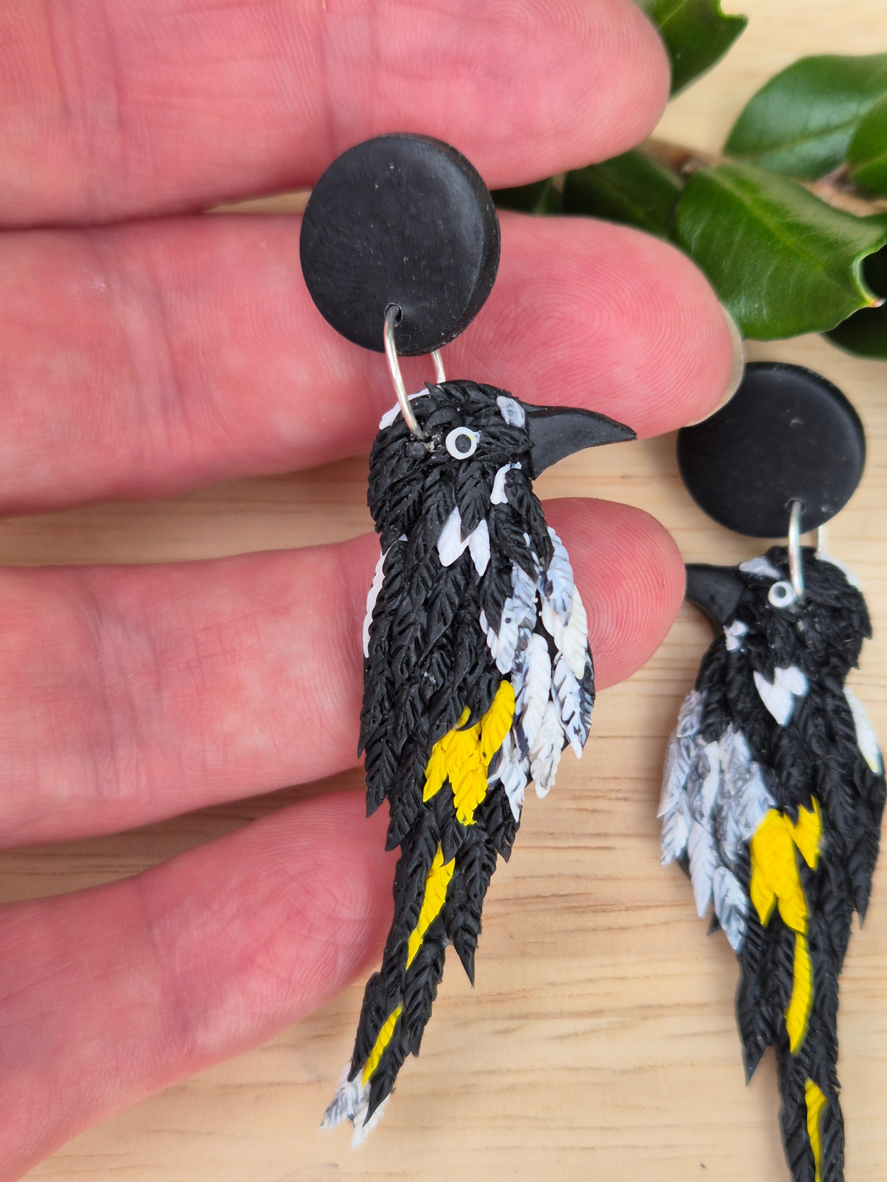 New Holland Honeyeater Earrings