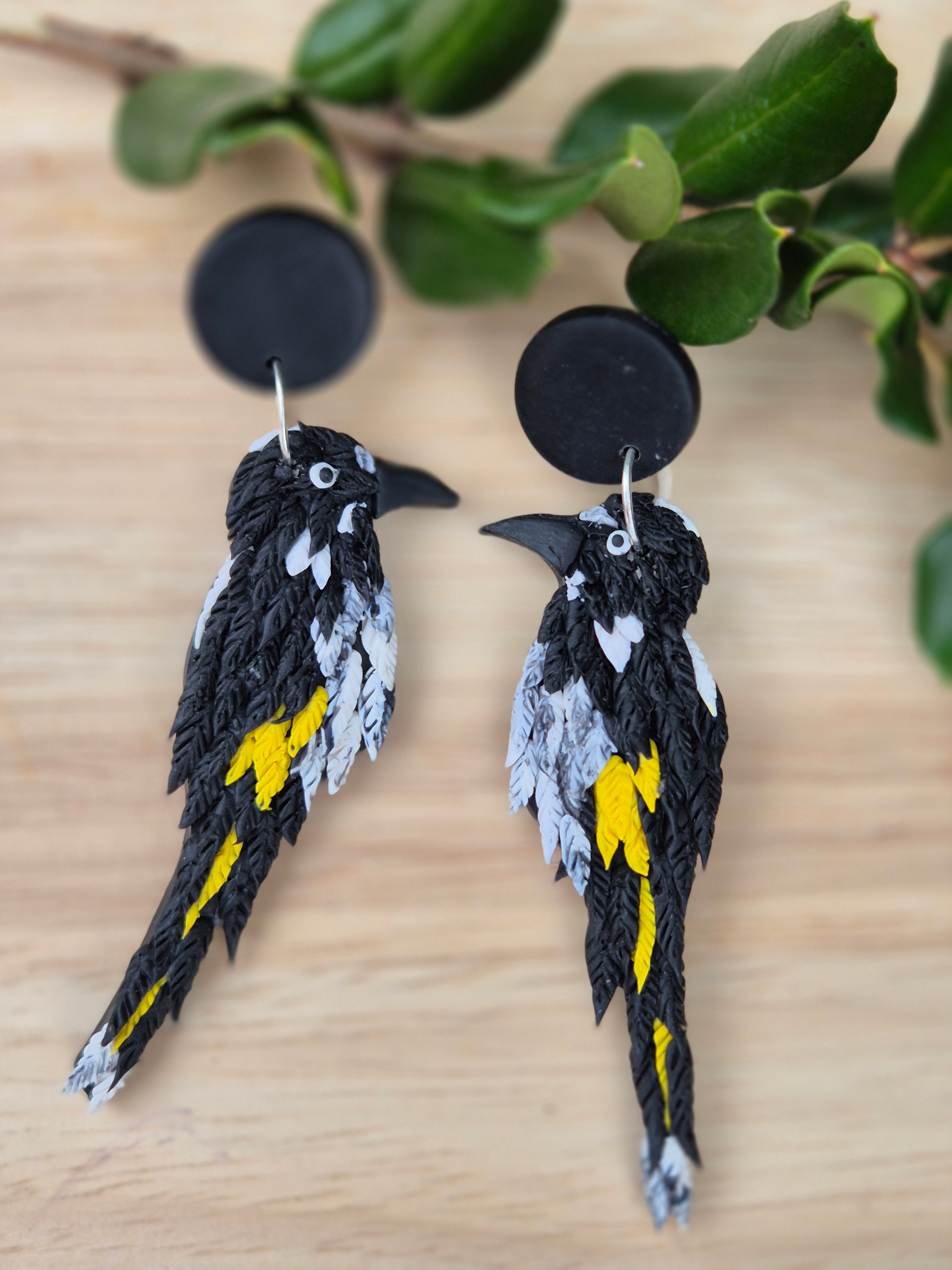 New Holland Honeyeater Earrings