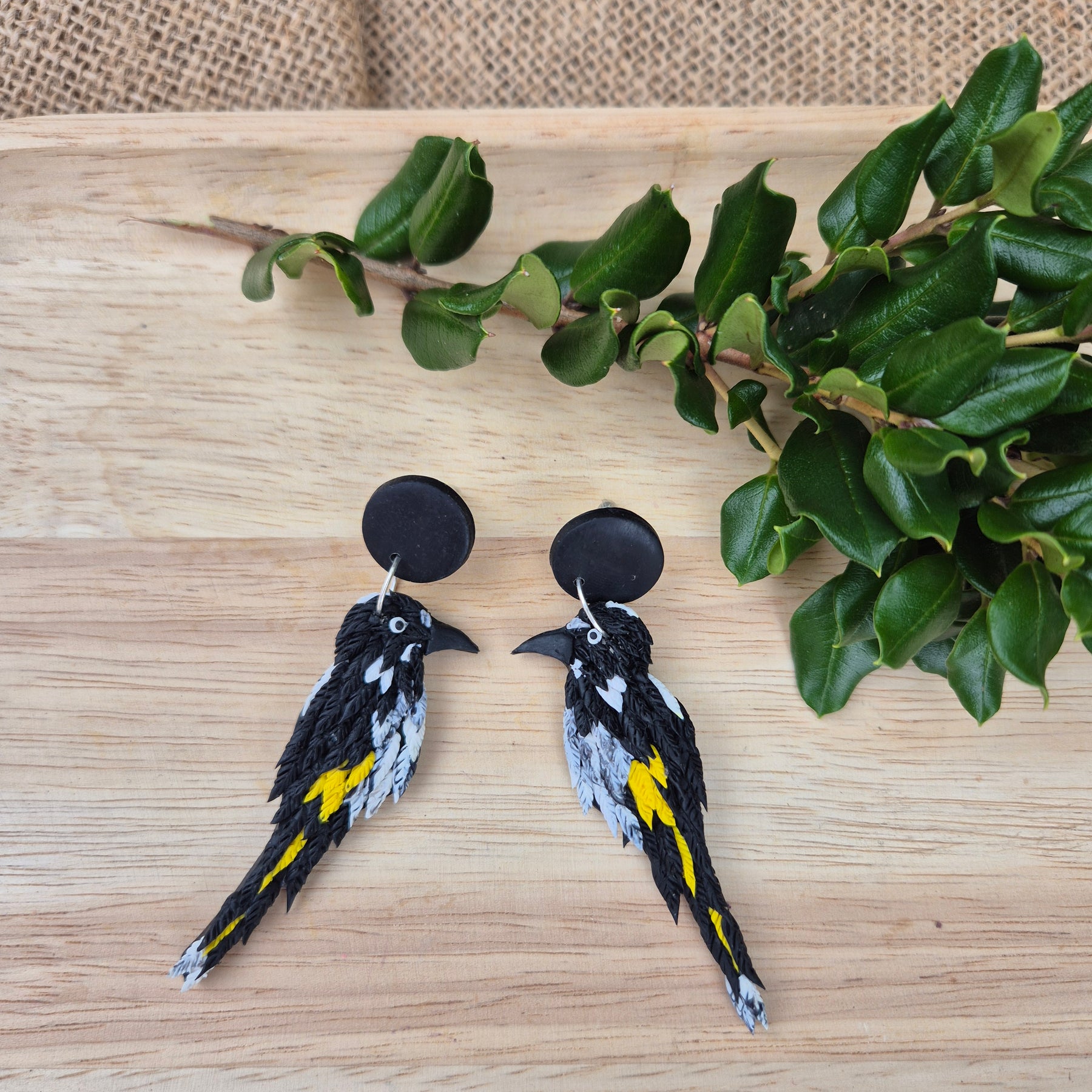 New Holland Honeyeater Earrings