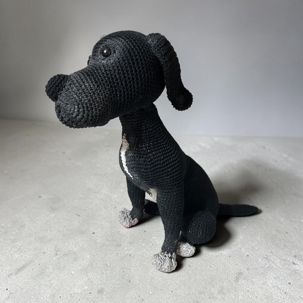 Handmade Crochet Portrait Dog - Made to Order