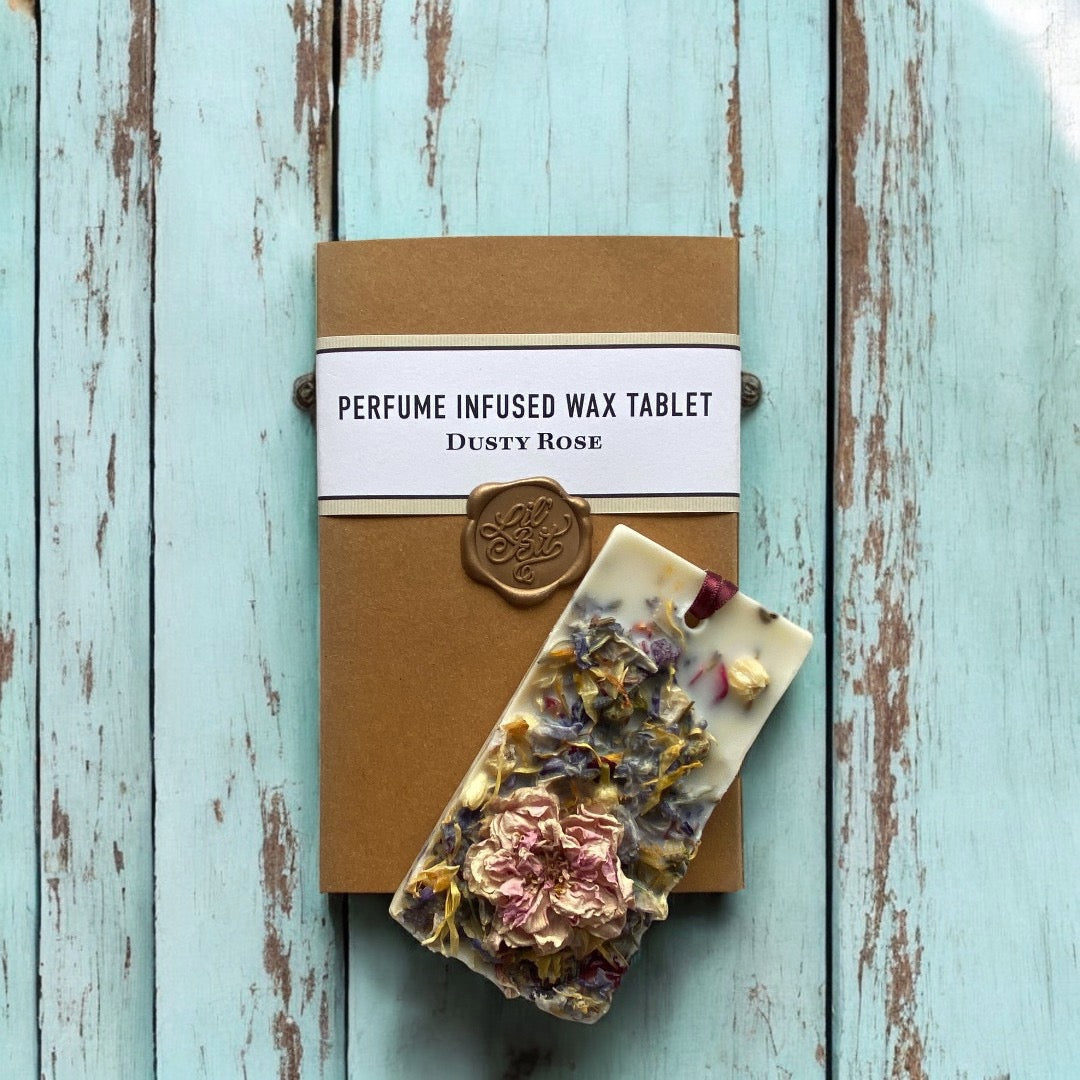 Dusty Rose Perfume Infused Wax Tablet