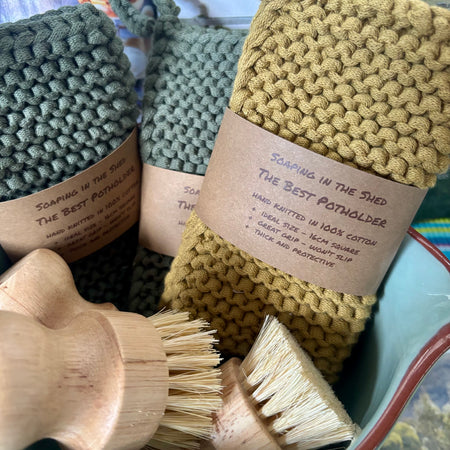 Cotton Knitted Potholder