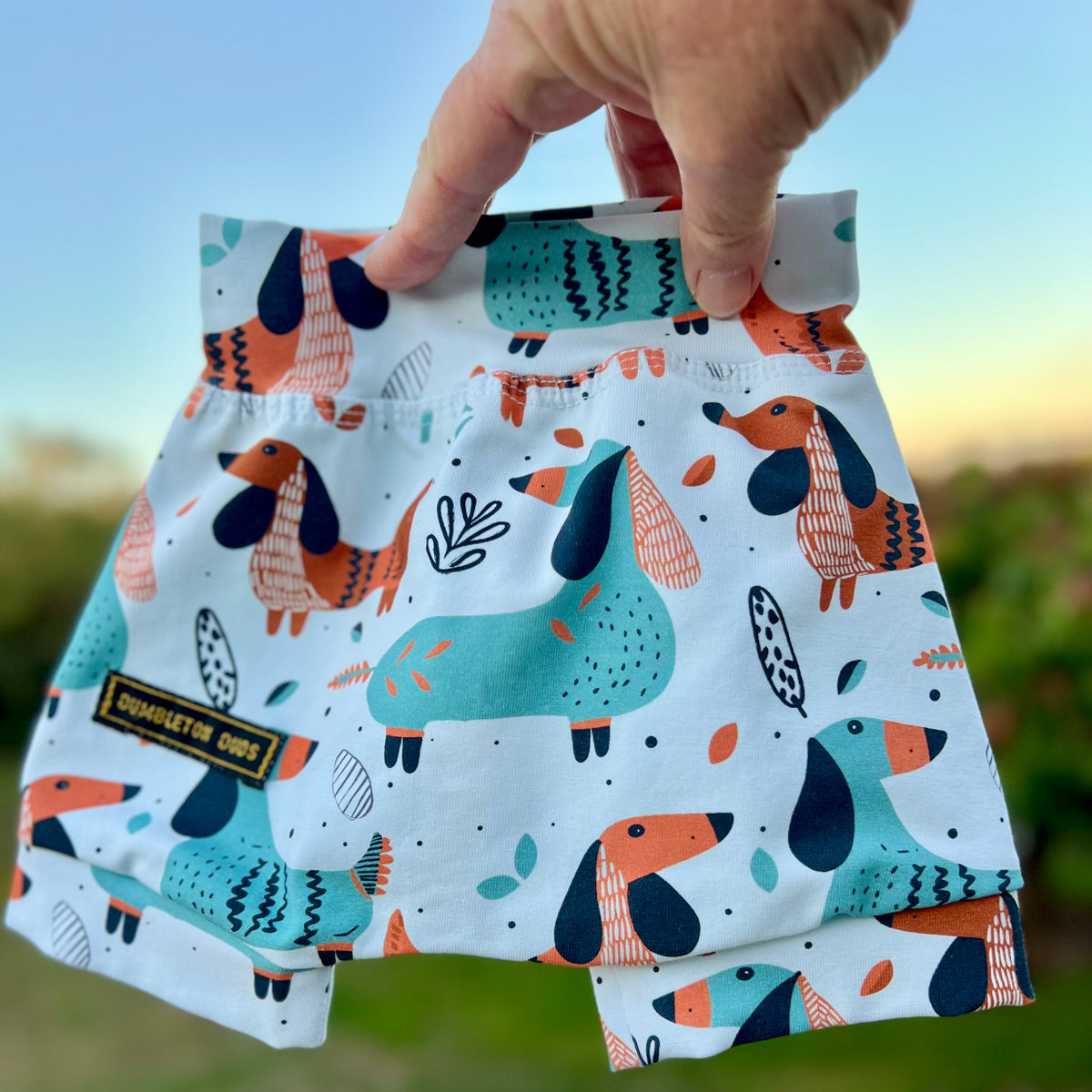 Long Dogs too | Sizes 000, 00 | Handmade Baby Pants by Dumbleton Duds | FREE Postage $50+