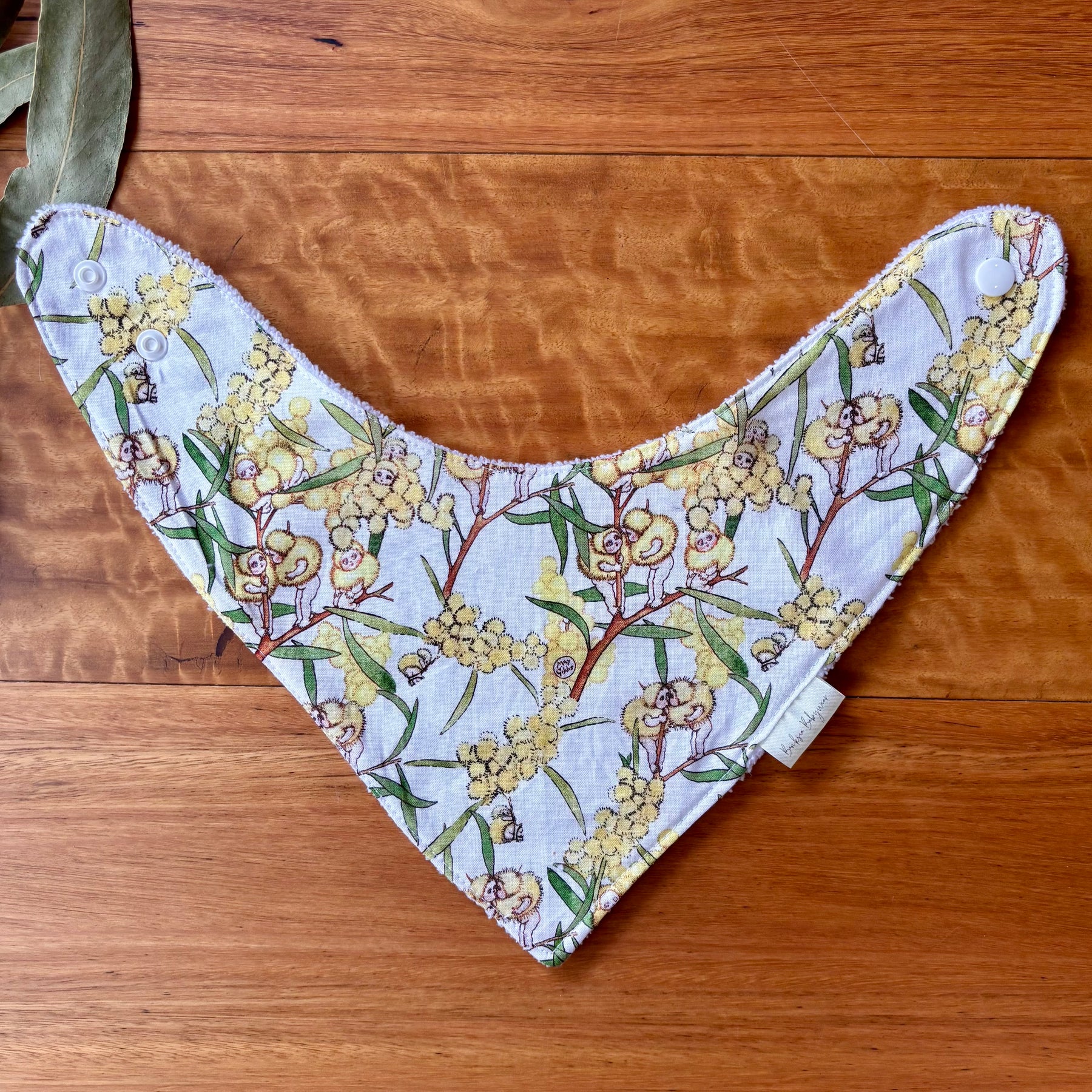 Baby Bib and Burp Cloth Set - Wattle Babies May Gibbs