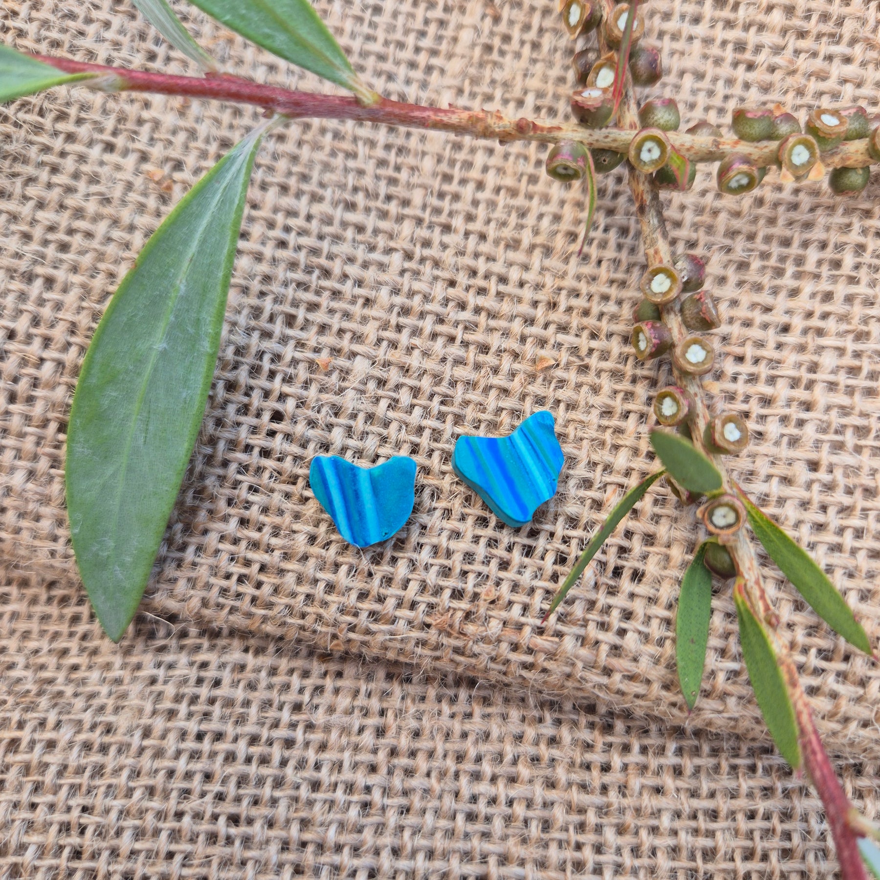 Map of Tasmania Earring Studs