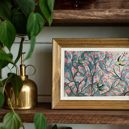 Hand made cherry blossom watercolour