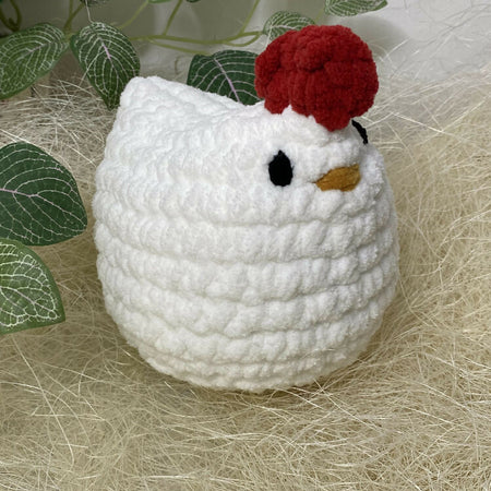 Emotional Support Chicken - White