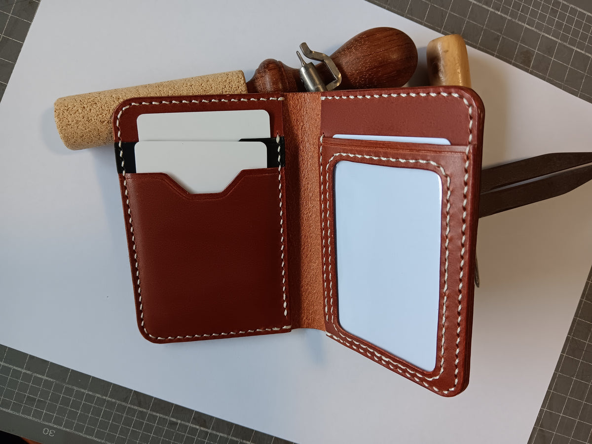 Vertical Bifold Wallet with ID Window