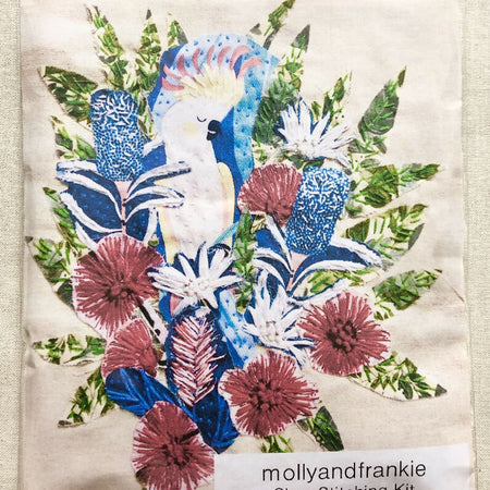 Slow Stitching Kit - Australian Natives and Cockatoo