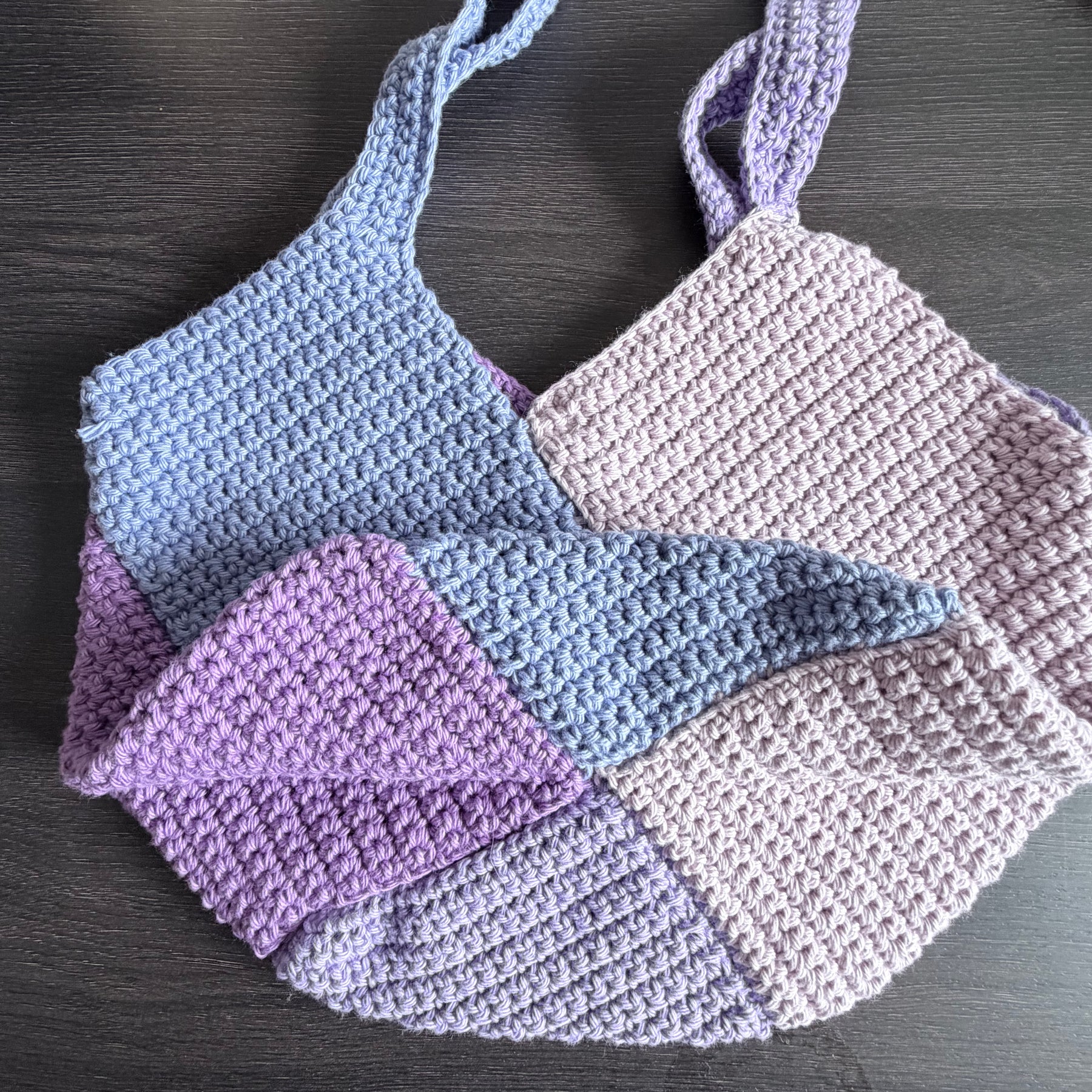 #102 Windmill Bag made with Cotton Yarn
