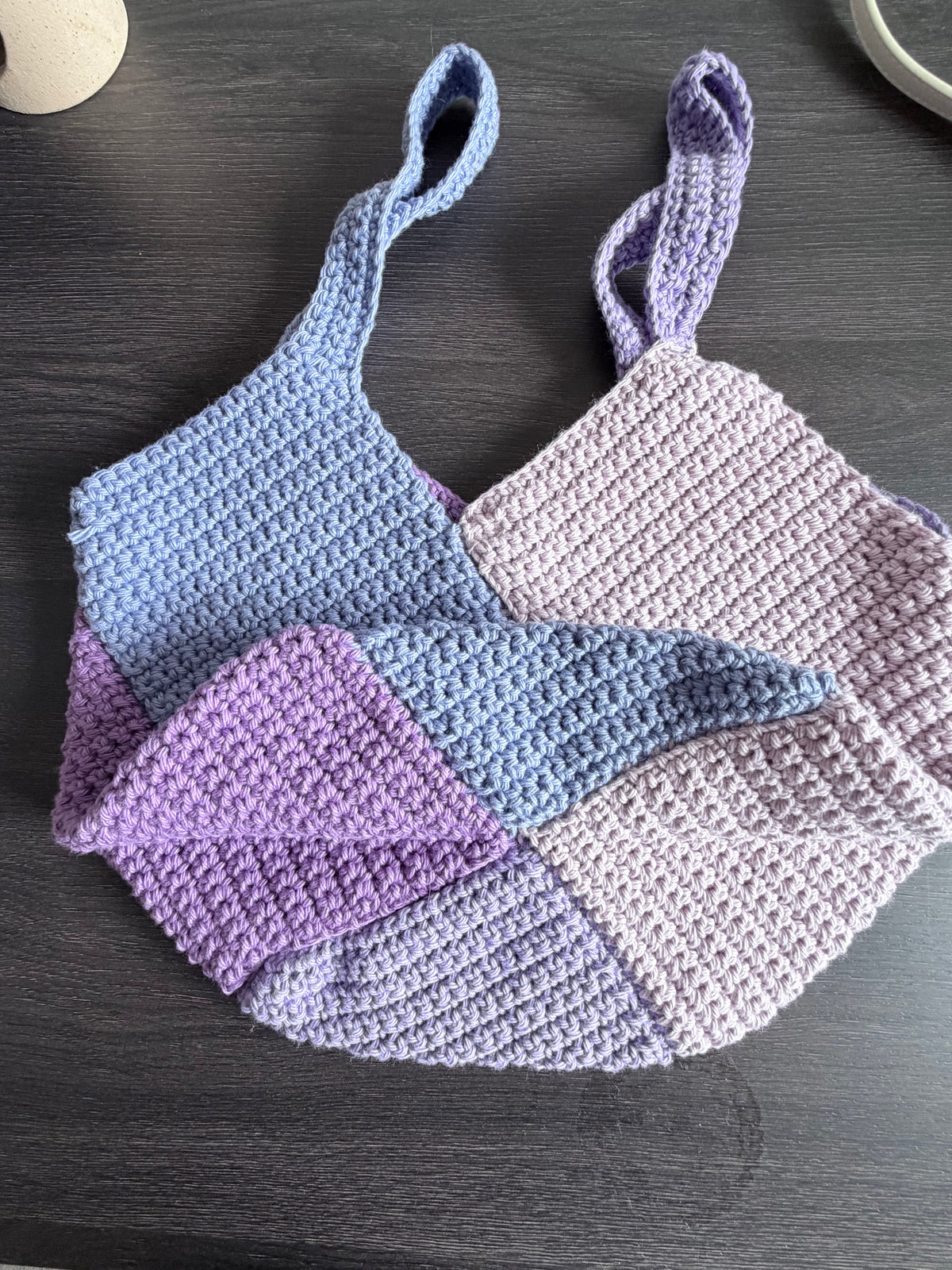 #102 Windmill Bag made with Cotton Yarn