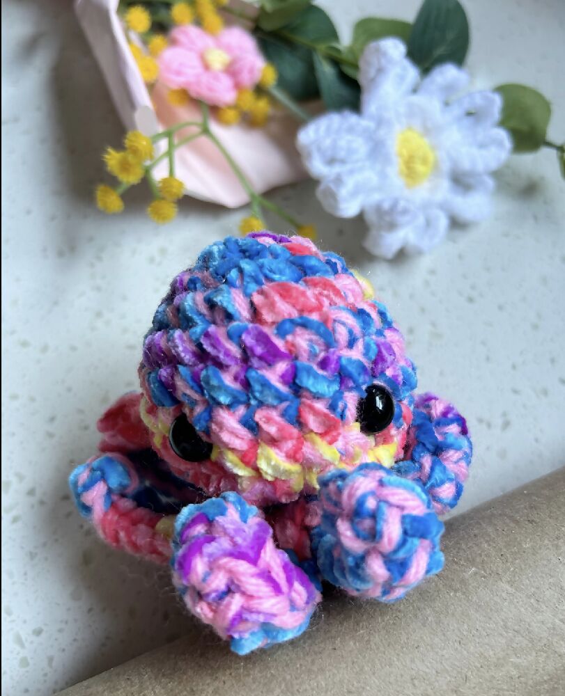 Crochet octopus plushie