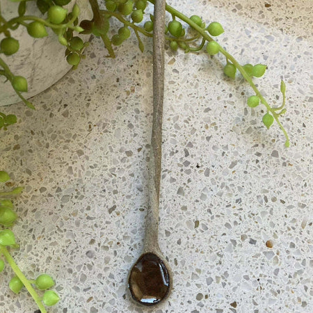 Ceramic Teaspoon / Rustic / Handmade Pottery