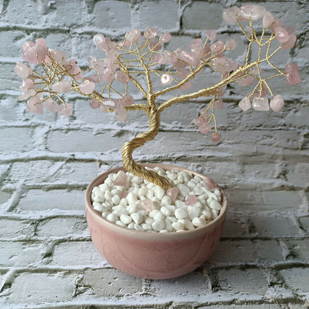 Rose Quartz Medium Gem Tree For Love, Dreams and Forgiveness