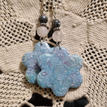Evolving Flower Mandala Earrings
