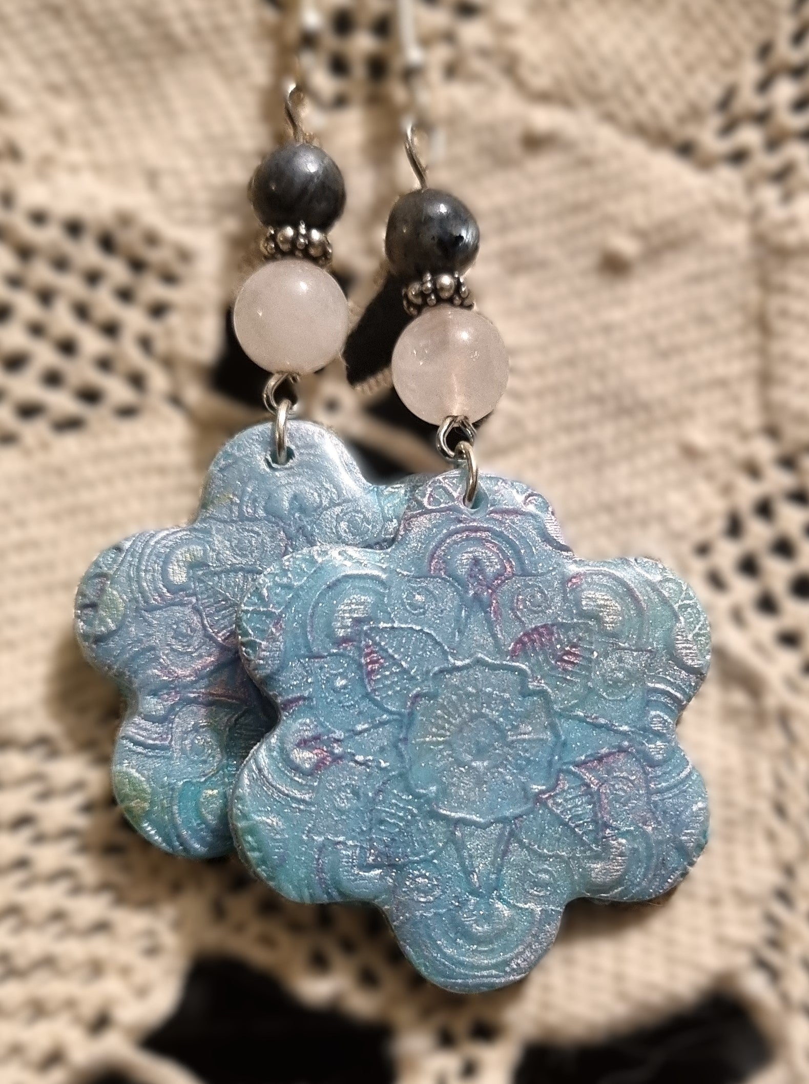 Evolving Flower Mandala Earrings