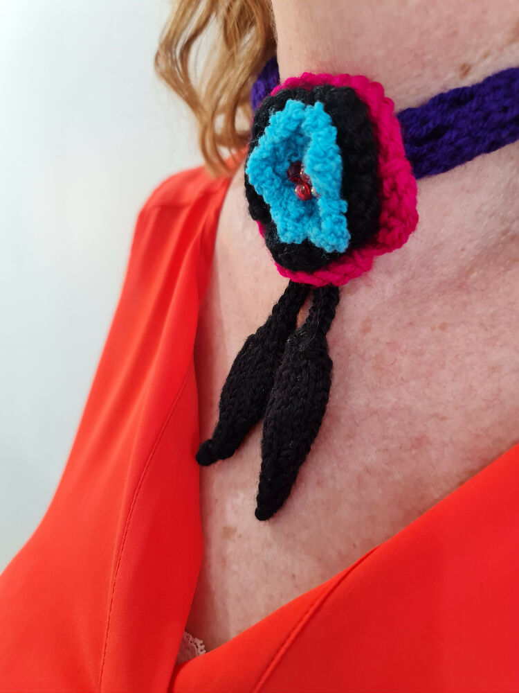 Handknitted Choker/Neck-Warmer #3