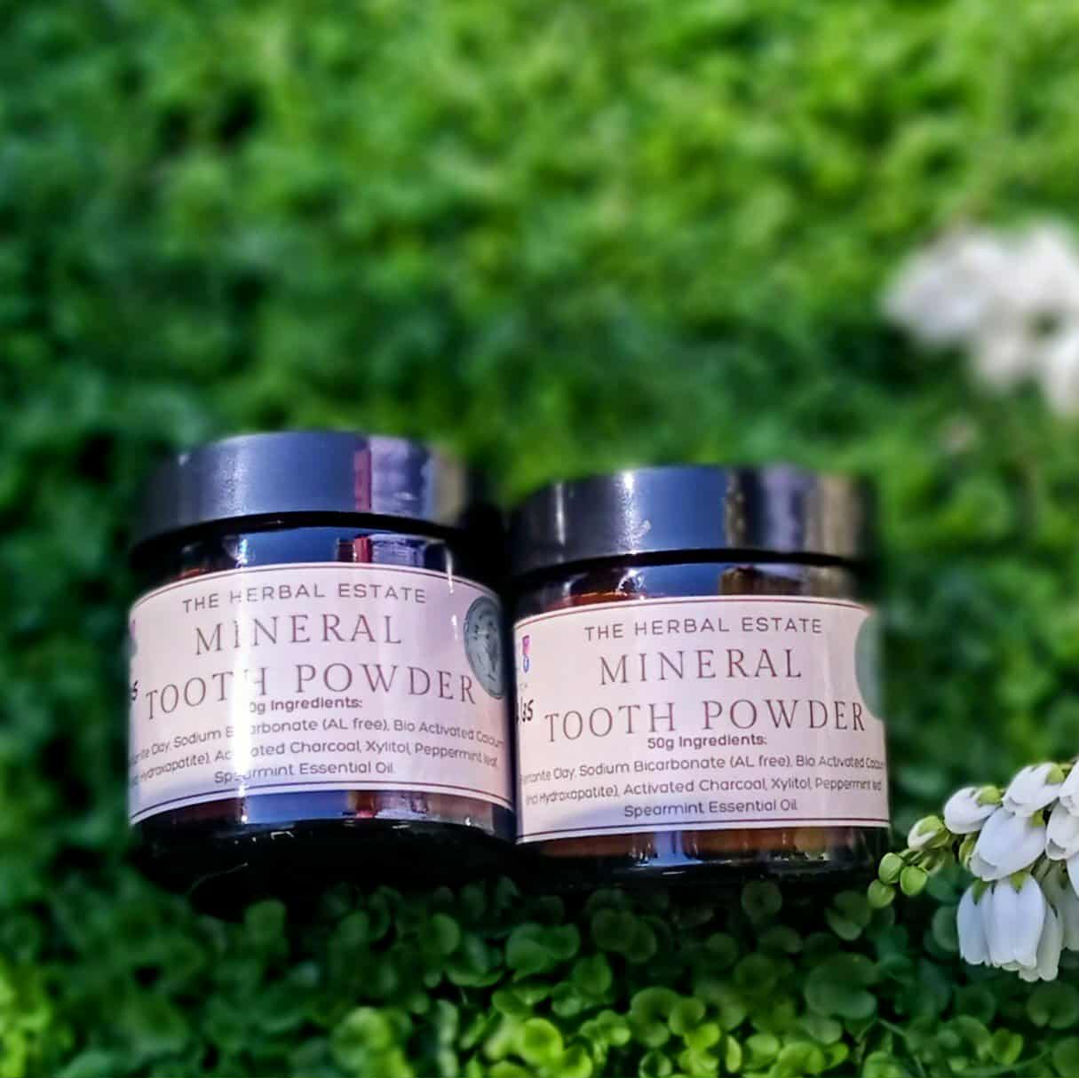 Mineral Tooth Powder. Fluoride free. Formulated with Hydroxyapatite and natural minerals. 50g or 100g.