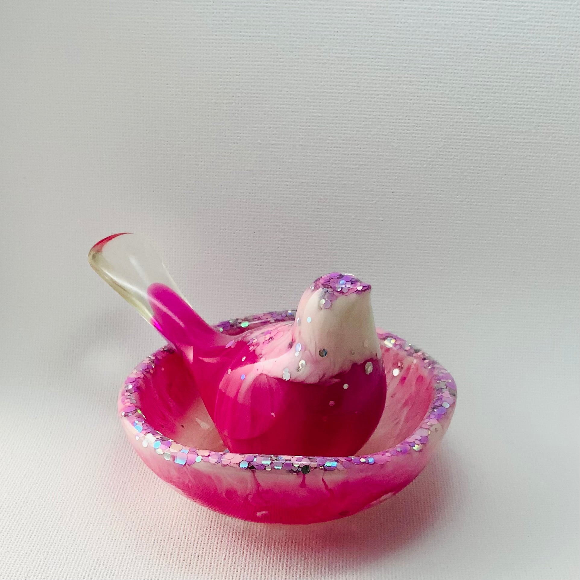 A LITTLE PLACE TO LAND | Bird and Nest Trinket Set