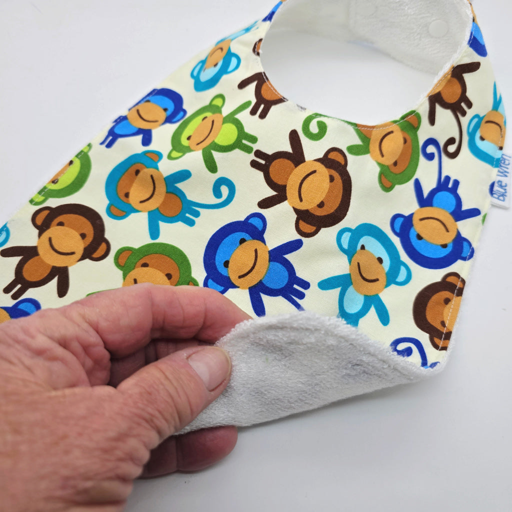 Baby Bib and Wash Cloth Set Reusable Newborn Baby or Child's Gift