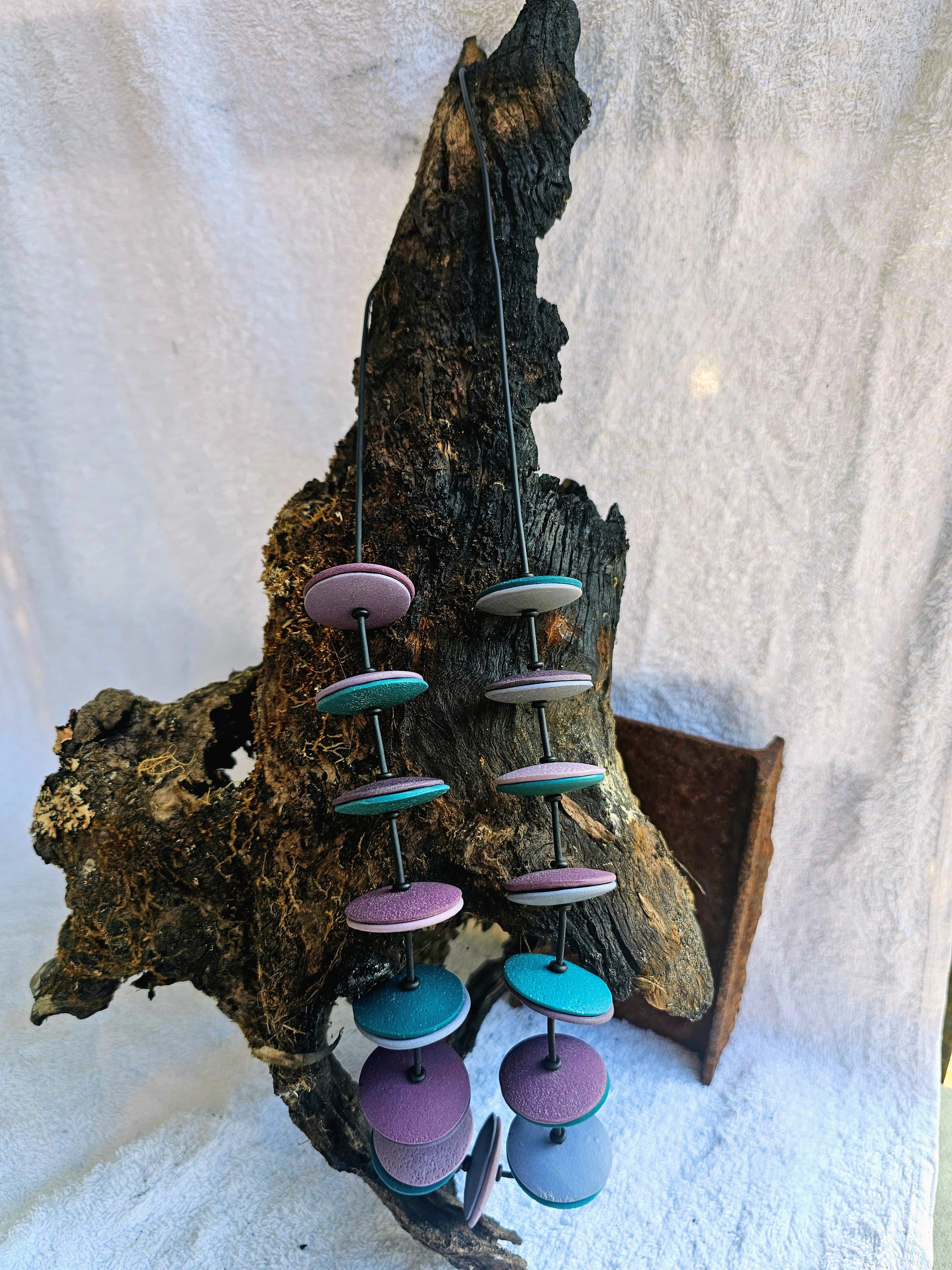 TIDES OF COLOUR - POLYMER CLAY NECKLACE