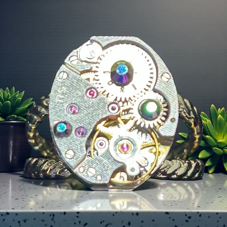 Steampunk Watch Movement Ladies Ring