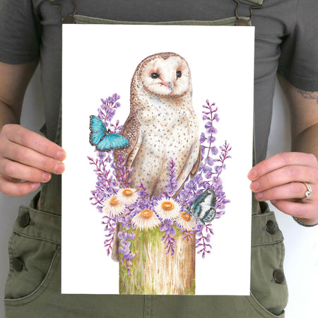 Australian Masked Owl Art Print