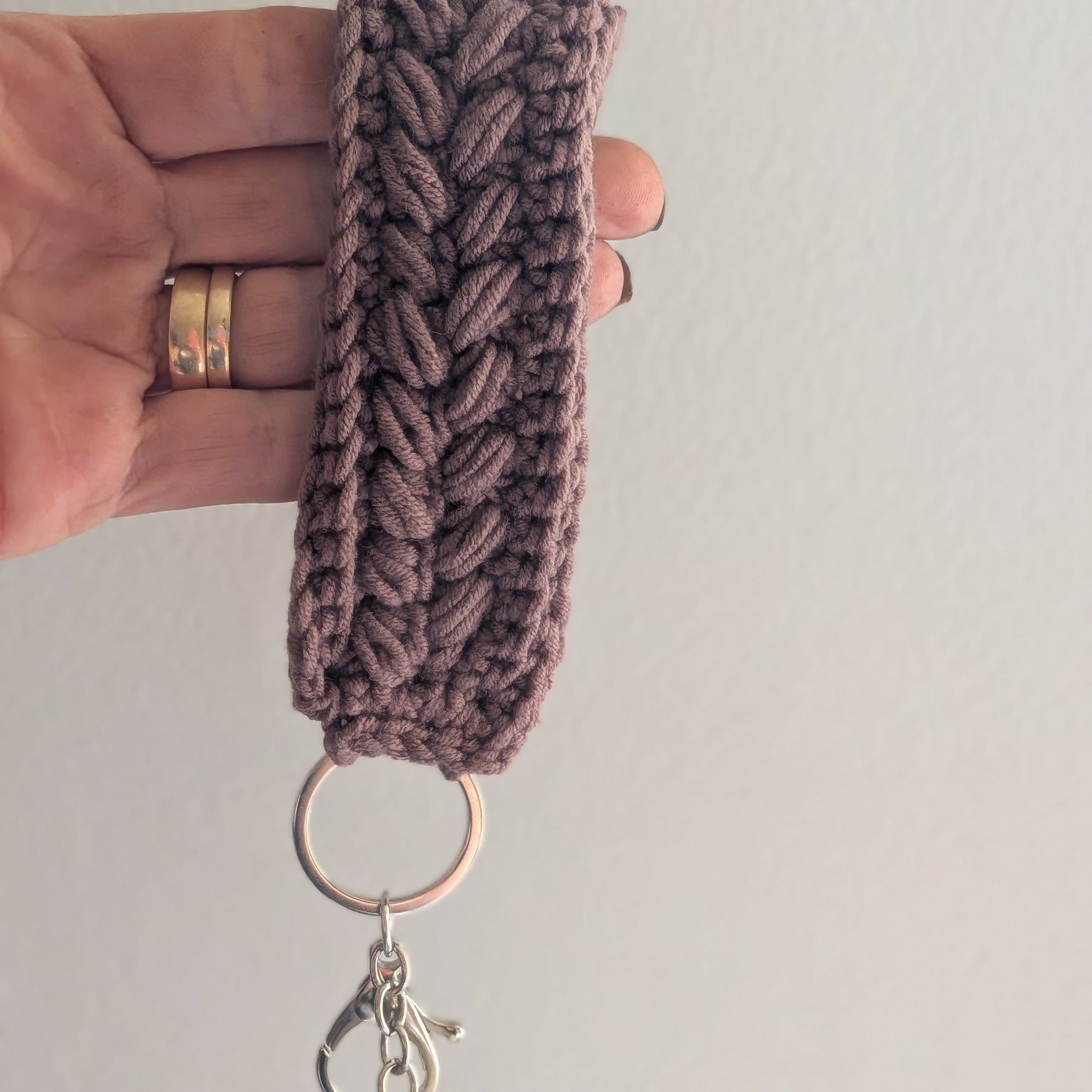 Keychain Bracelet Fob Fawn Brown