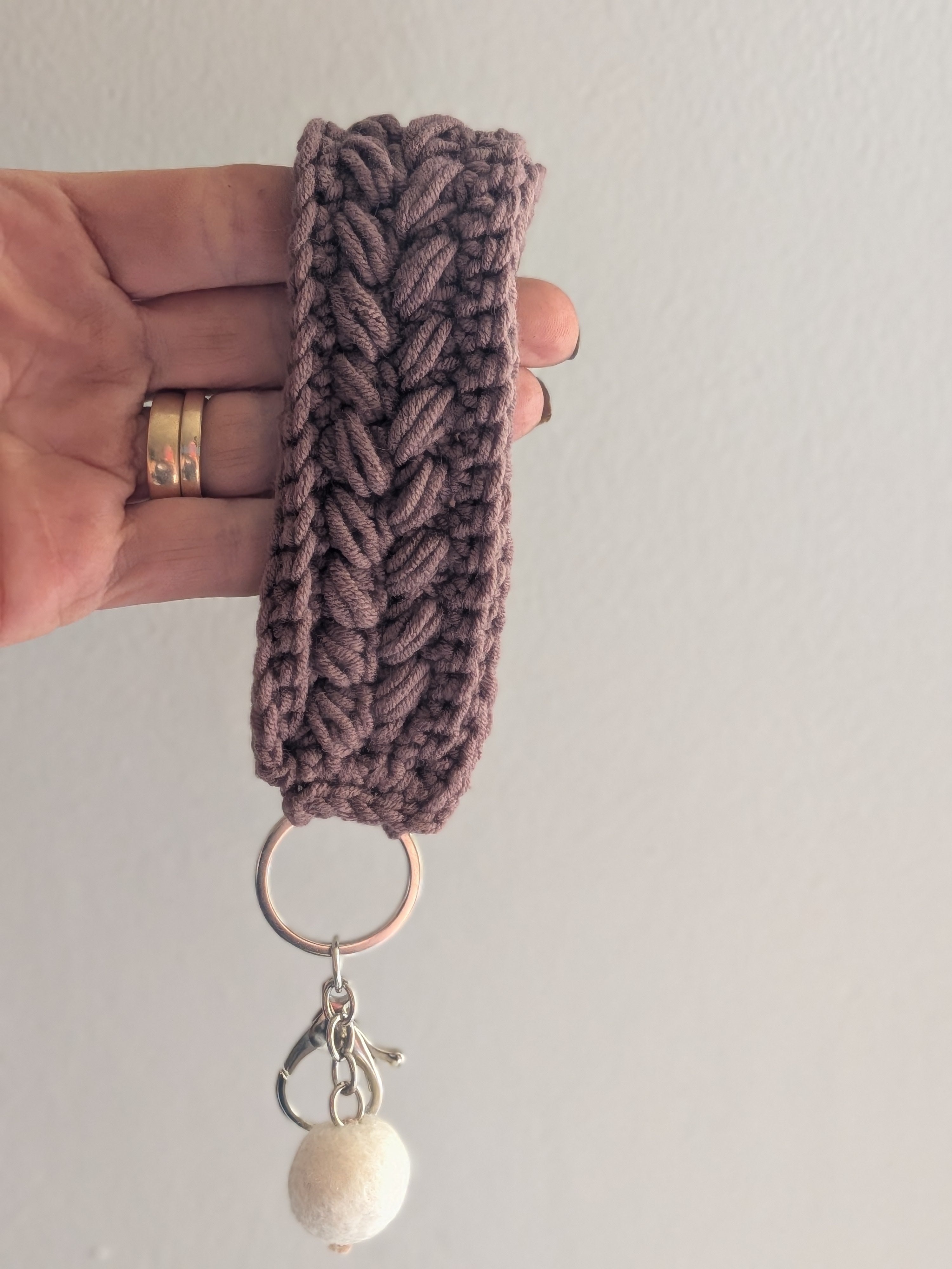 Keychain Bracelet Fob Fawn Brown