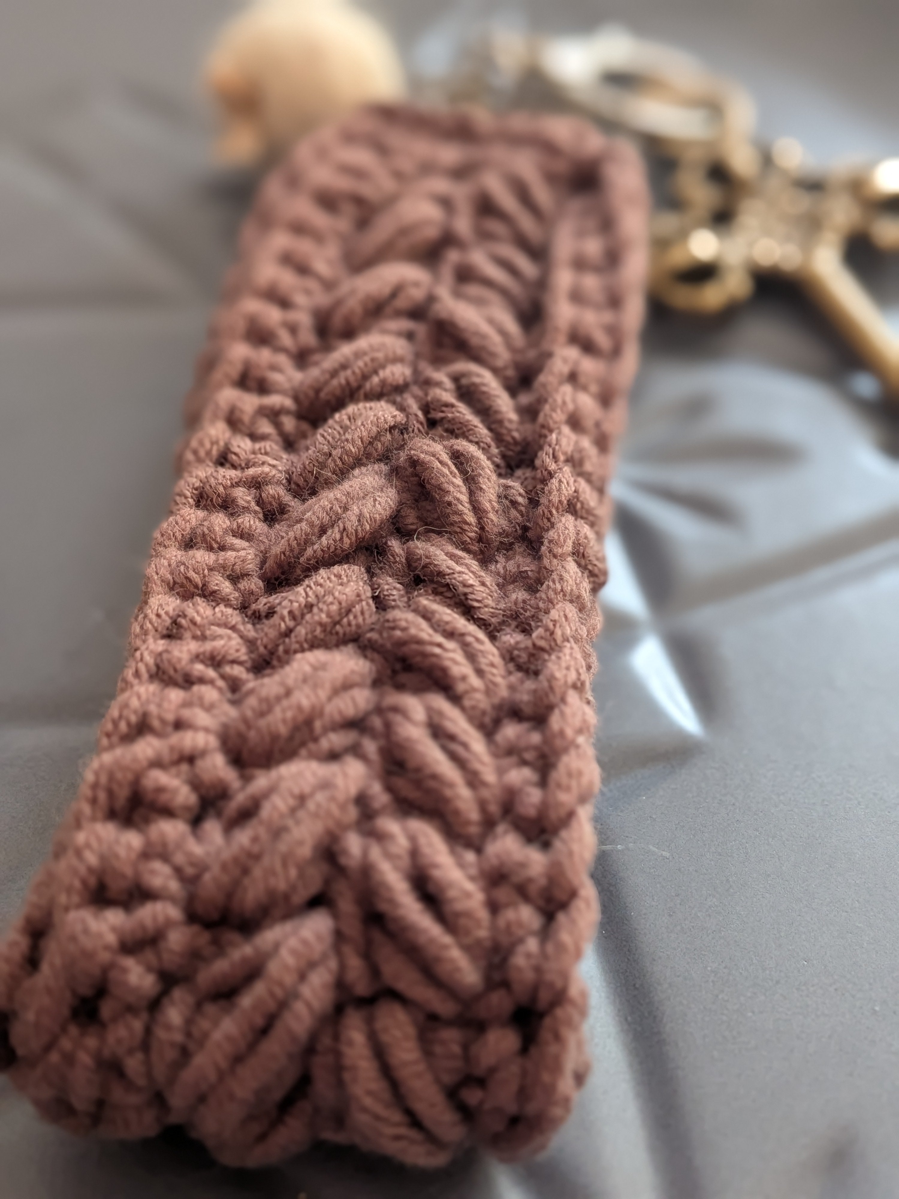 Keychain Bracelet Fob Fawn Brown