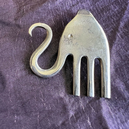 Silver plated Elephant pendant