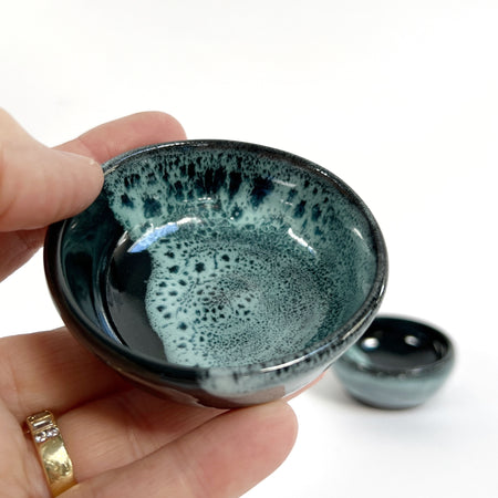 Ceramic dipping/trinket dishes (set of two)