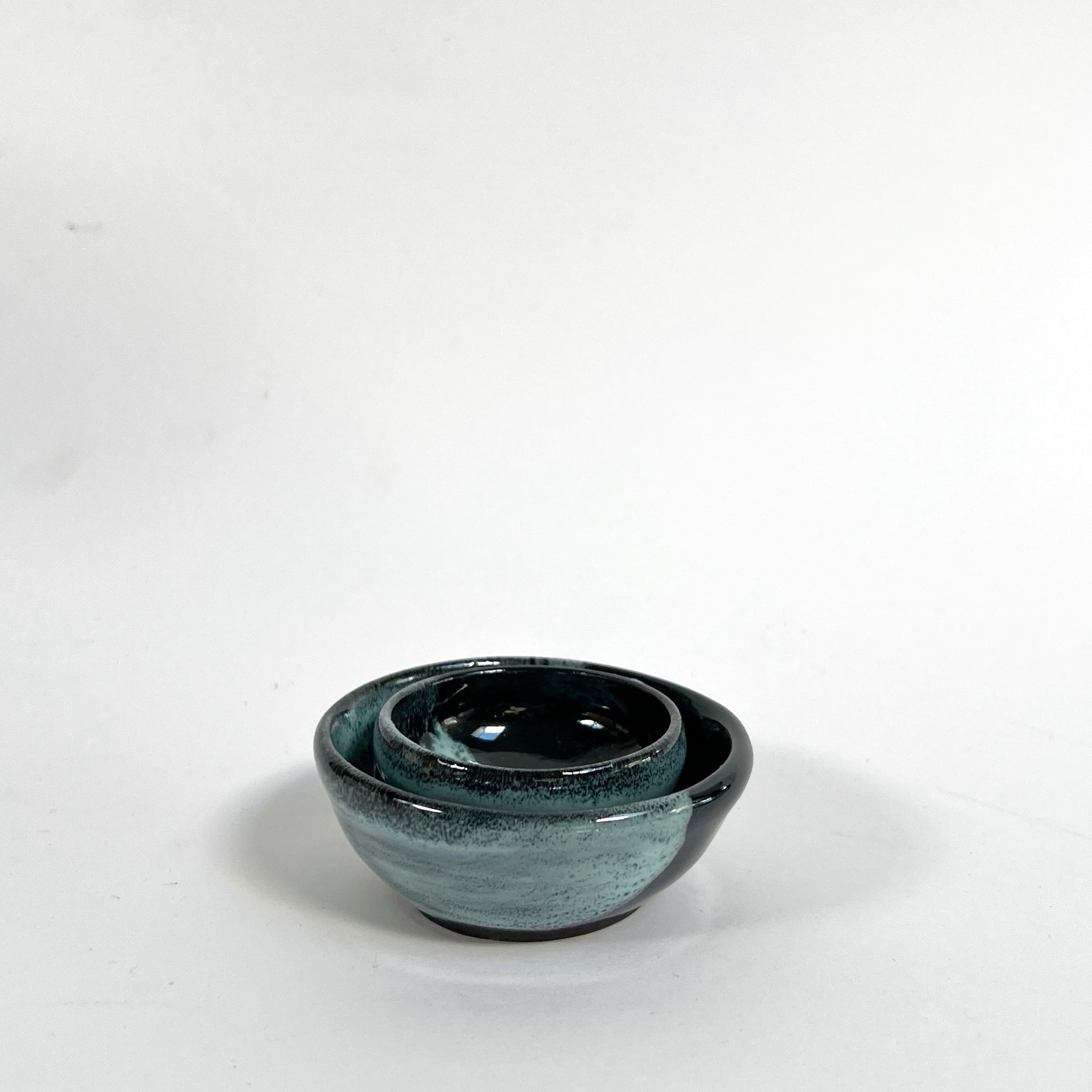 Ceramic dipping/trinket dishes (set of two)